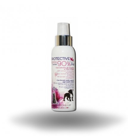 Officinalis cane e gatto spray protective 90 % con estratto di lavanda e olio  di neem da 250 ml